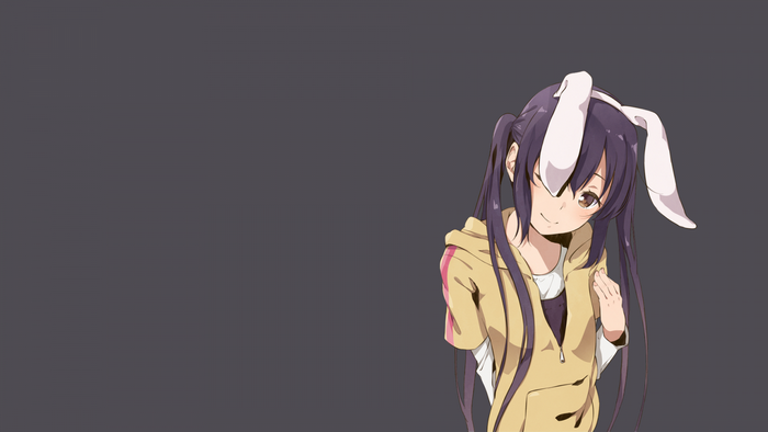 Nakano Azusa from K-ON! with bunny ears