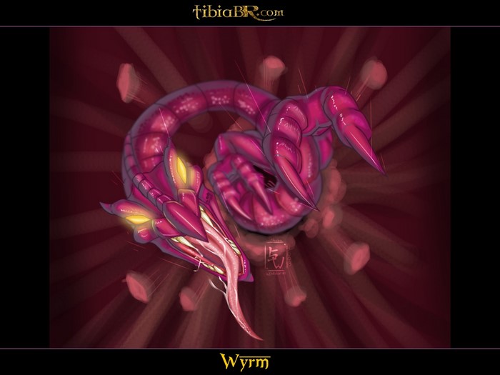 Wyrm from Tibia