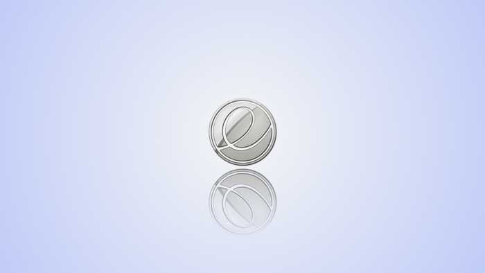 Elementary OS logo on a gradient background