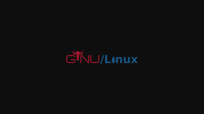 GNU/Linux logo with GNU and Tux