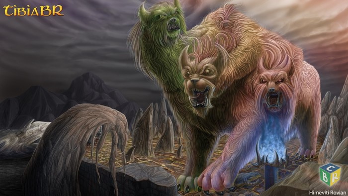 TibiaBR Creature Drawing RPG PC Gaming Mythology