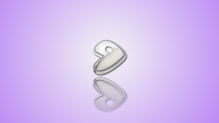 Silver heart shape with a hole and reflection