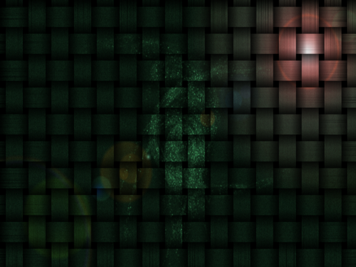 Woven texture with lens flares