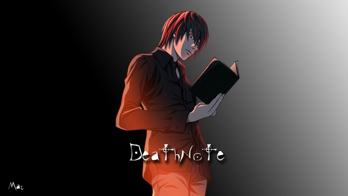 Yagami Light from Death Note Reading Book