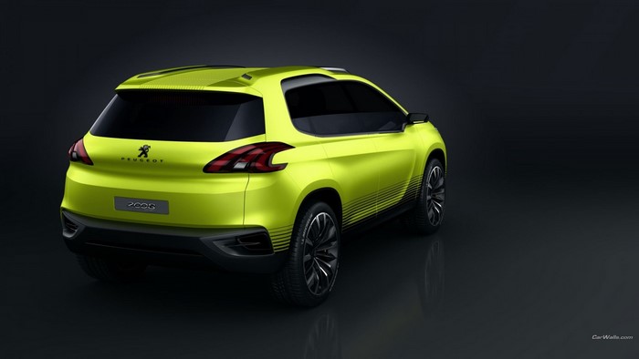 Peugeot 2008 concept car rear view