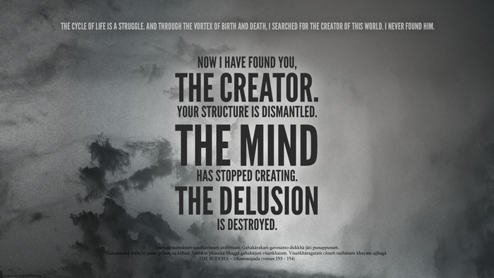 The Buddha Dhammapada Quote on Creator and Mind