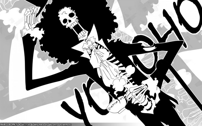 Brook Character Illustration from One Piece
