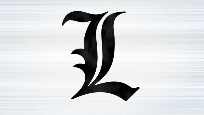 L logo from Death Note