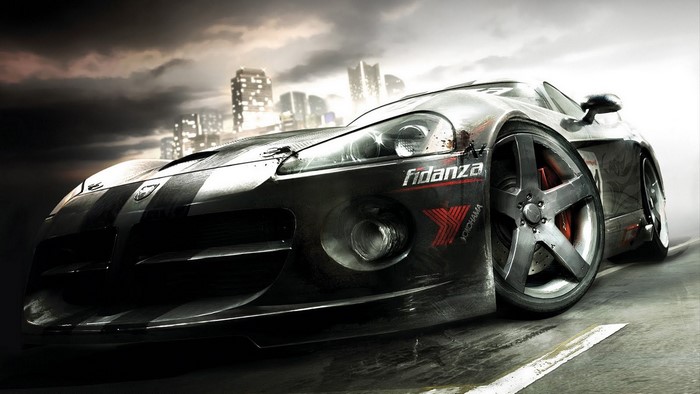 Dodge Viper with Fidenza and Yokohama branding