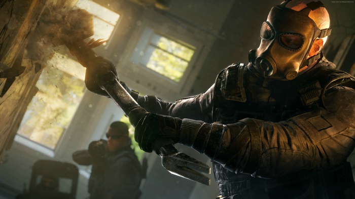 Rainbow Six Siege: Operator Sledge Breaching Wall