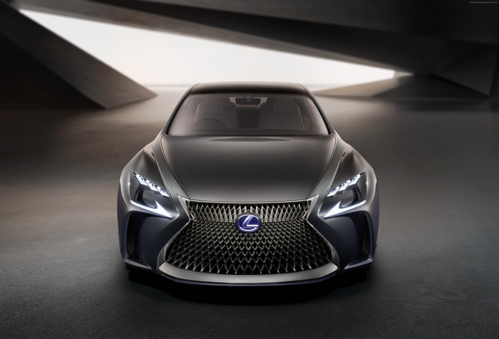 Lexus LF-FC concept car front view