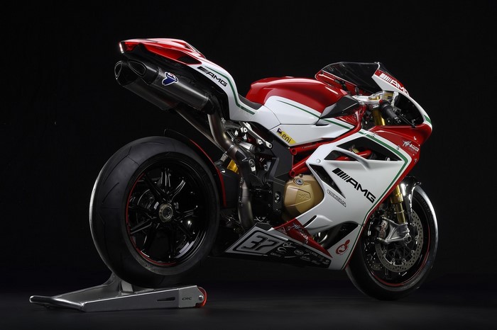 MV Agusta F4 RC motorcycle with AMG branding