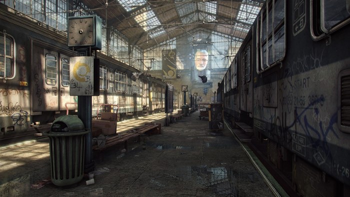 Train station in City 17 from Half-Life 2