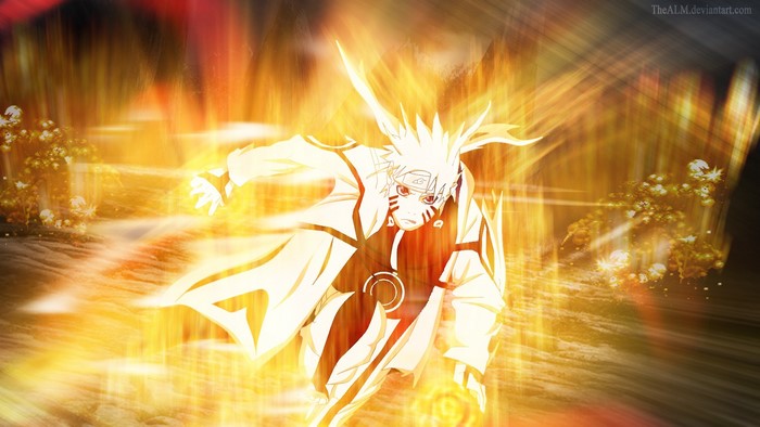 Naruto Uzumaki from Naruto Shippuden in Sage Mode
