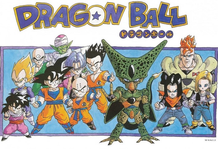 Illustration Cartoon Dragon Ball Son Goku Comics Android 18