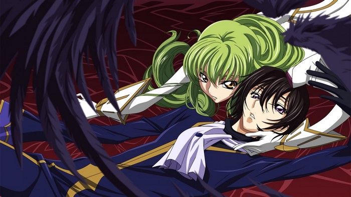 Lelouch Lamperouge and C.C. from Code Geass