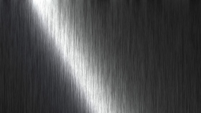Brushed metal texture with light reflection