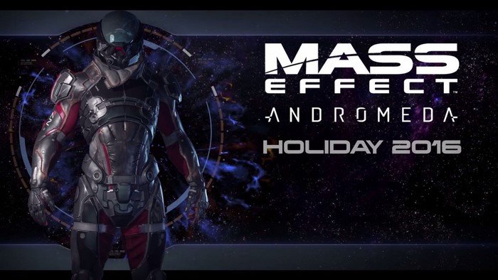 Mass Effect Andromeda Holiday 2016 promotional art
