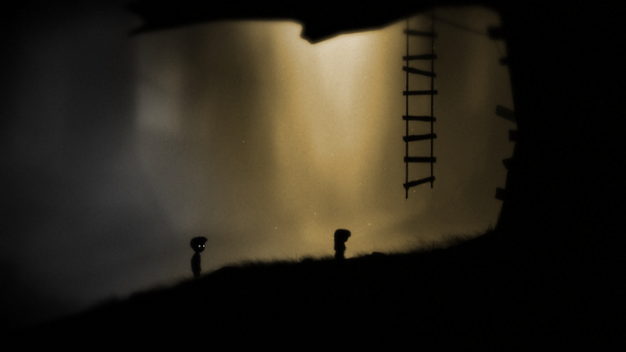 Boy and ladder in Limbo