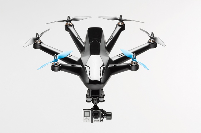 Black Hexo+ Drone with GoPro Hero 4 Camera