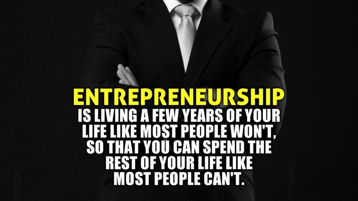 Entrepreneurship quote about life choices