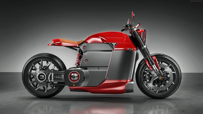 Tesla Model M electric motorcycle