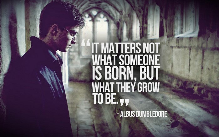 Harry Potter quote by Albus Dumbledore