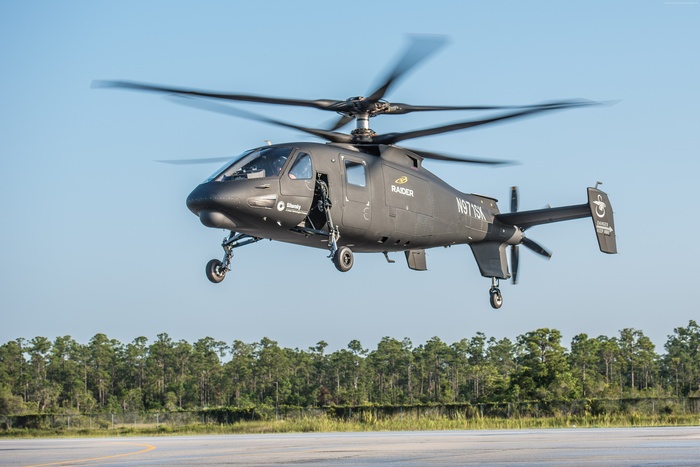Sikorsky S-97 Raider helicopter in flight