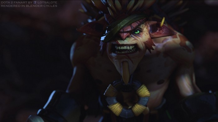Bristleback from Dota 2 Fan Art