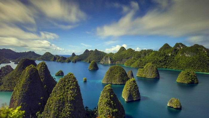 Tropical islands in Raja Ampat, Indonesia