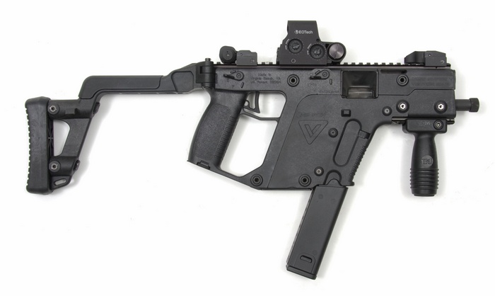 KRISS Vector submachine gun with EOTech sight