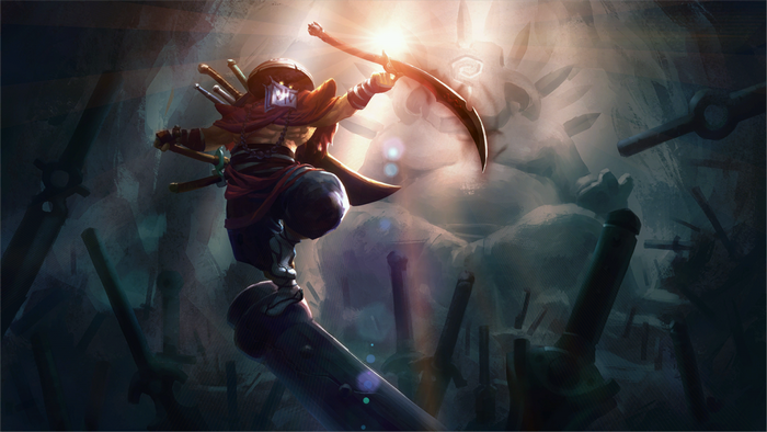 Juggernaut from Dota 2 Loading Screen