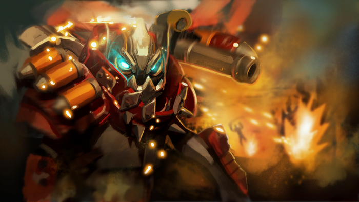 Clockwerk from Dota 2 loading screen
