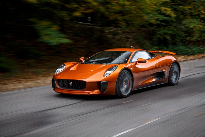Orange Jaguar C-X75 from Spectre