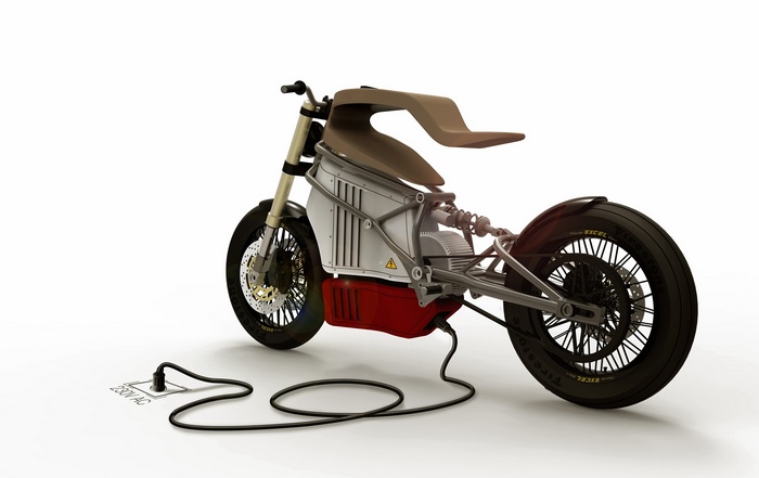 Electric motorcycle charging with 230V AC