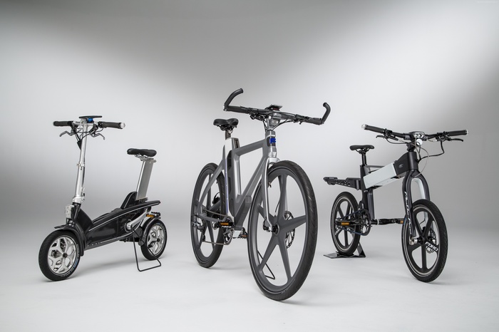 Three electric bicycles and scooters by Ford