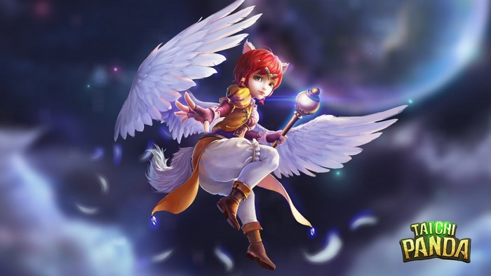 Fictional character with wings from Taichi Panda