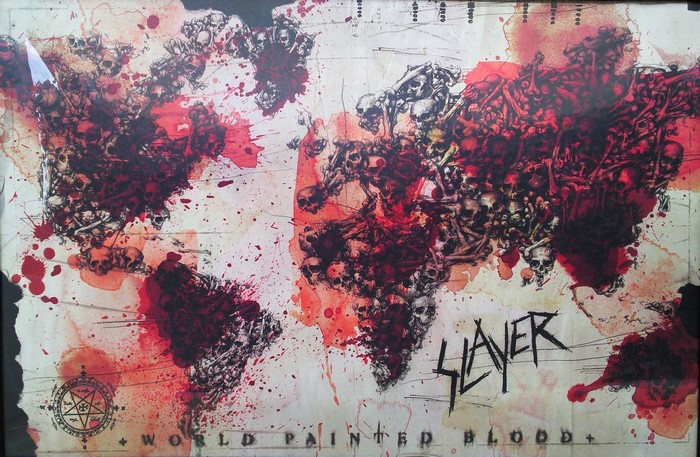 Slayer World Painted Blood Album Art
