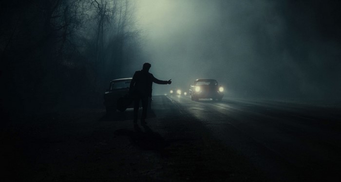 Foggy Night Scene from Inside Llewyn Davis