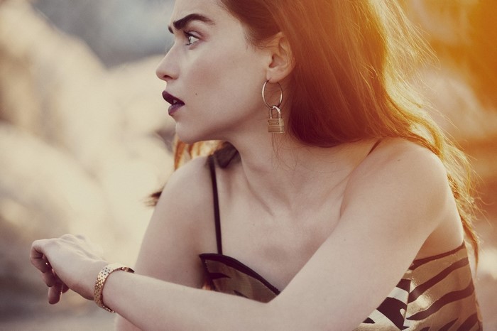 Emilia Clarke in a fashion photoshoot