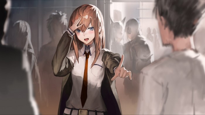 Makise Kurisu from Steins Gate