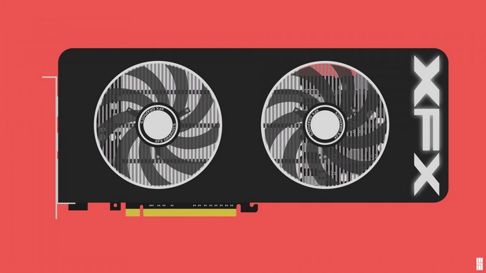XFX Graphics Card Illustration