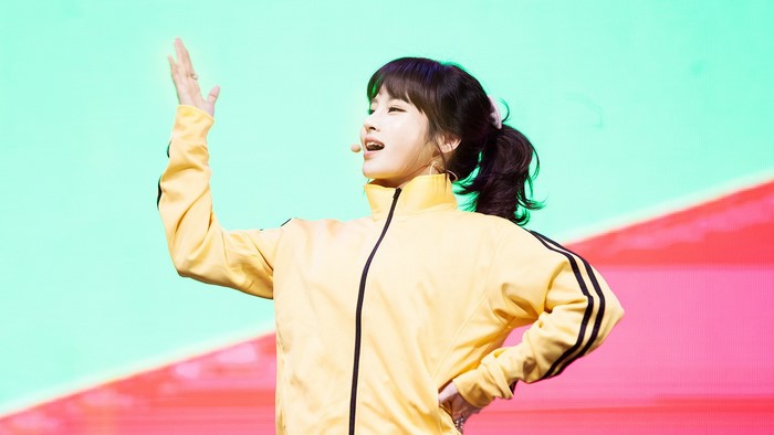 K-pop idol Boram performing on stage