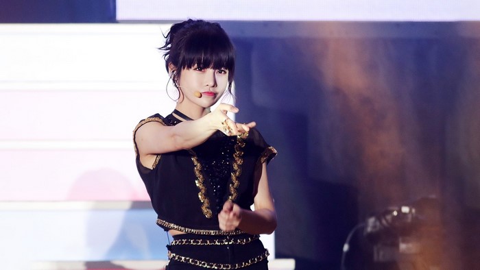 Jeon Boram from T-ara performing on stage