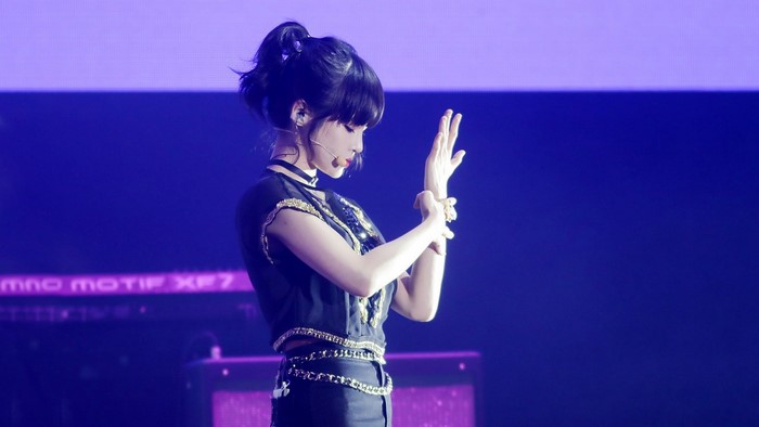 Jeon Bo-ram from T-ara performing on stage