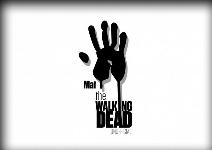 Mat The Walking Dead Unofficial Logo