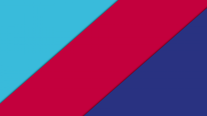 Abstract background with diagonal stripes of blue, magenta, and dark blue