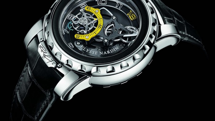 Ulysse Nardin Platinum Skeleton Watch