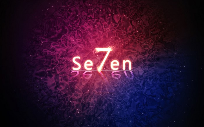 Windows 7 logo with abstract background