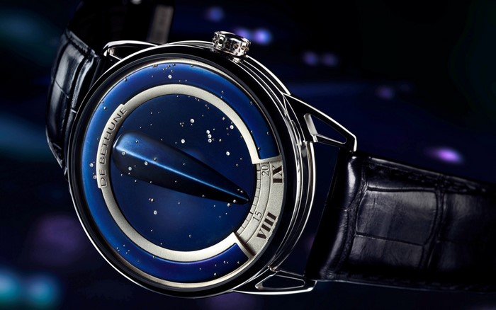 De Bethune watch with blue starry dial